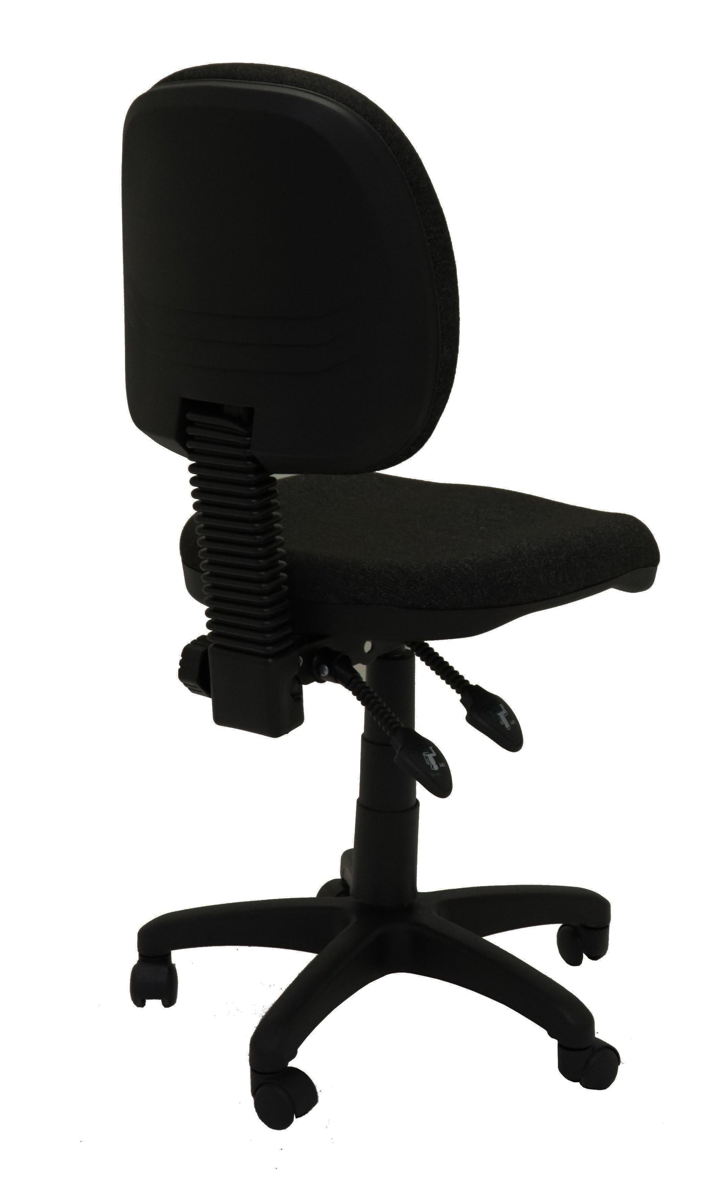 EC070BM medium back operator chair rear view for workplace hire