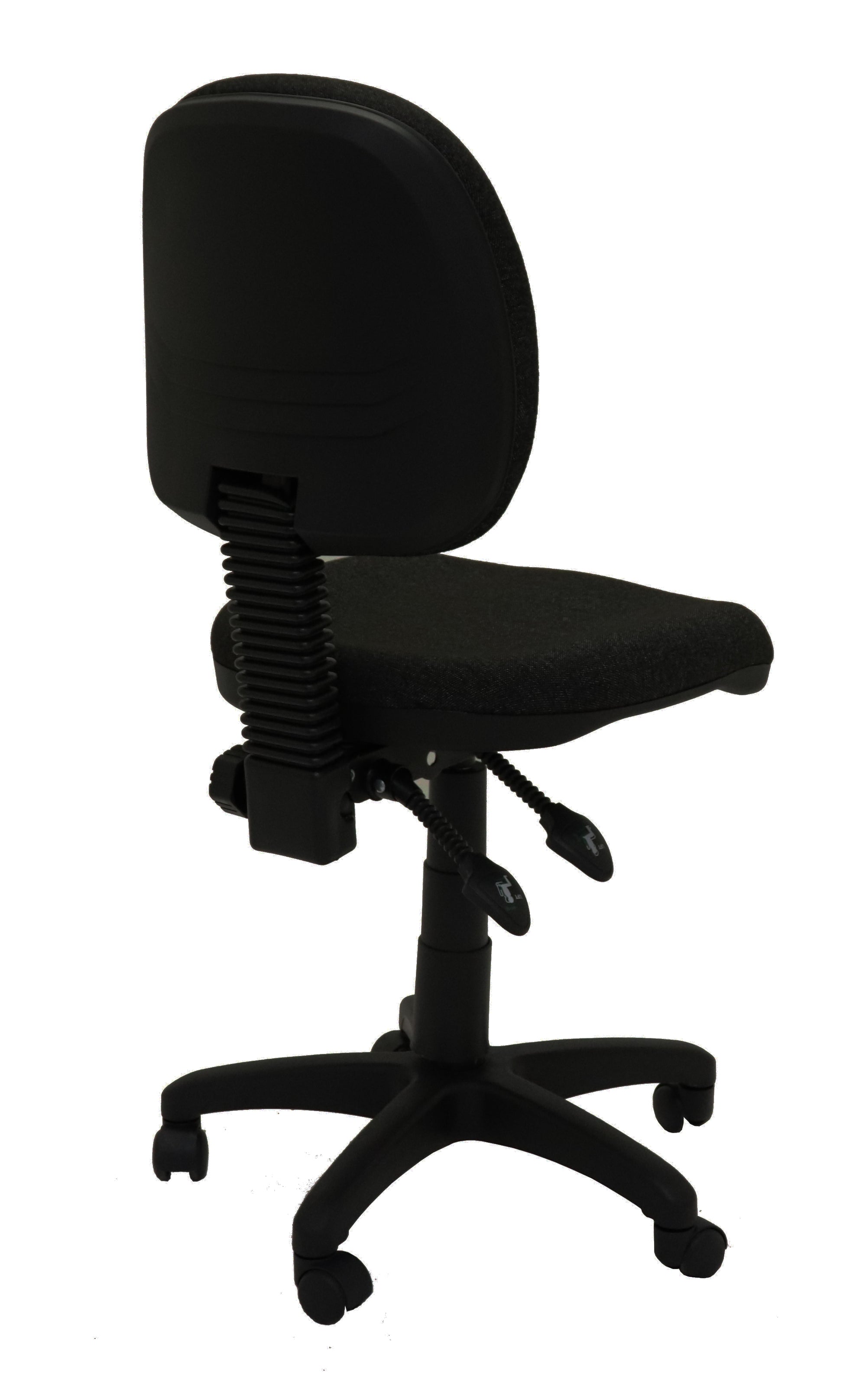 EC070BM medium back operator chair rear view for workplace hire