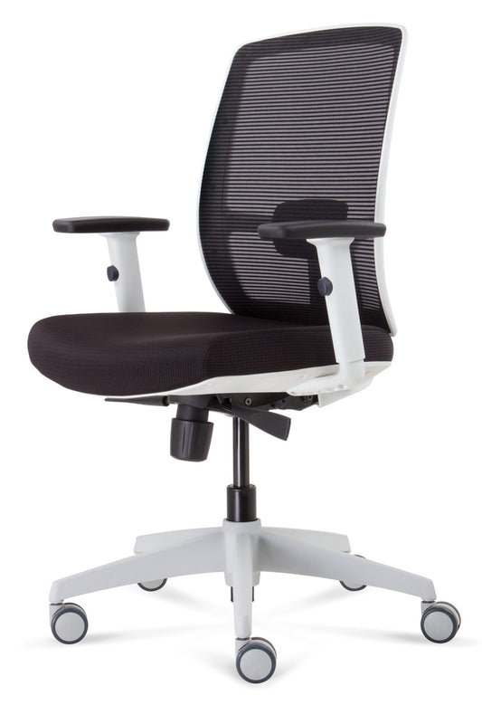 Luminous Promesh operator chair side view for commercial chair hire