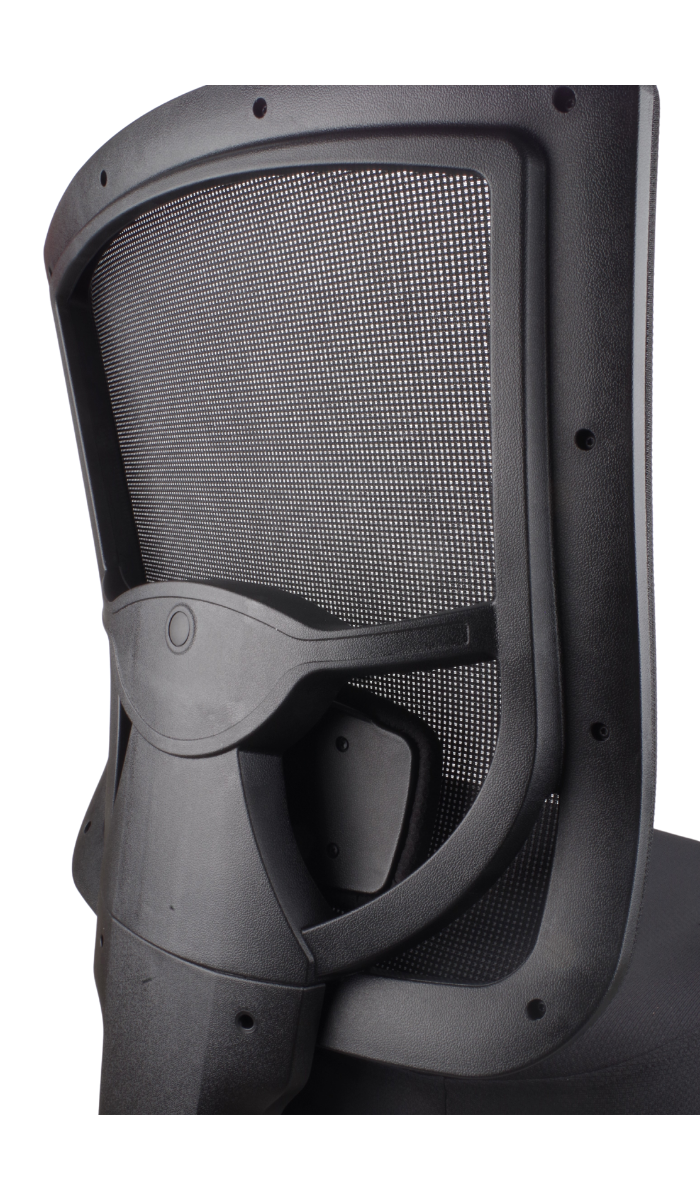 Merida high back chair base detail for office furniture hire