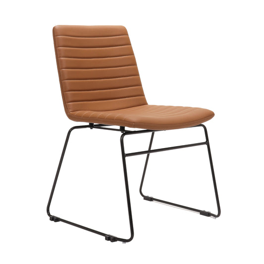 Pixel Sled Base Chair Hire in black - angled view