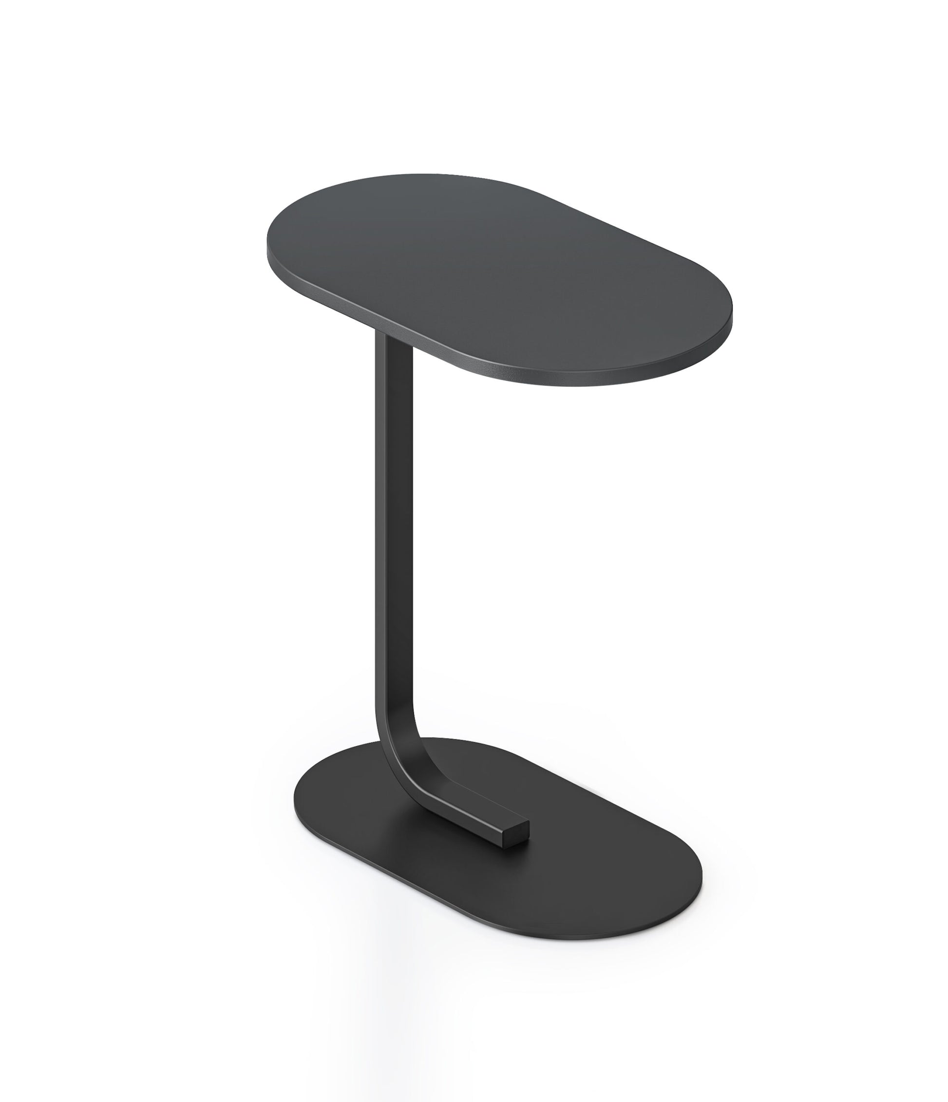 Selene Side Table Black P/C / Black product view for office furniture hire
