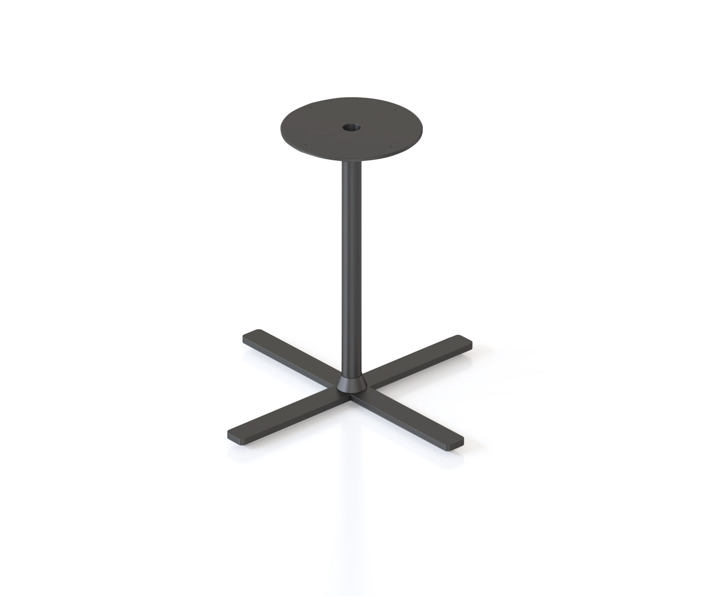 Kolo Side & Coffee Table Base Black P/C / 500mm x 500mm x 432mm H primary view for office furniture hire
