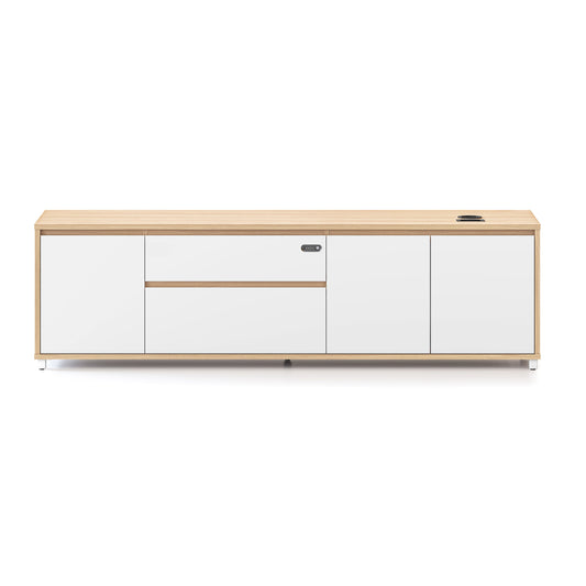 Executive Height Adjust Cabinet Hire - angled view