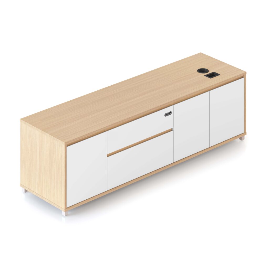 Executive Height Adjust Cabinet product view for office furniture hire