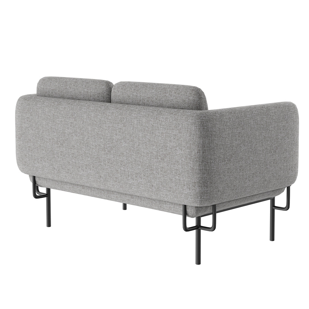Side view of the Capri two-seat office lounge