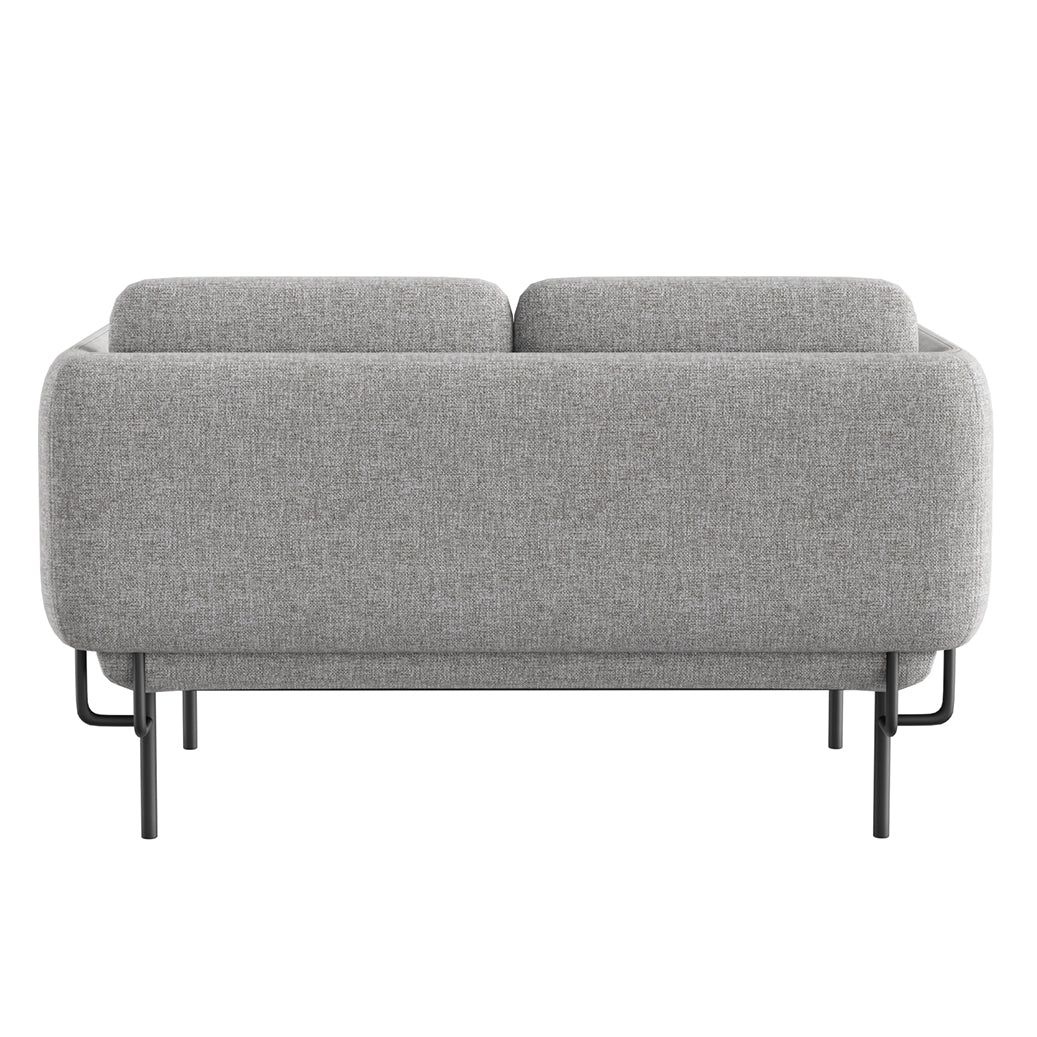 Black steel base of the Capri 2 Seater Lounge