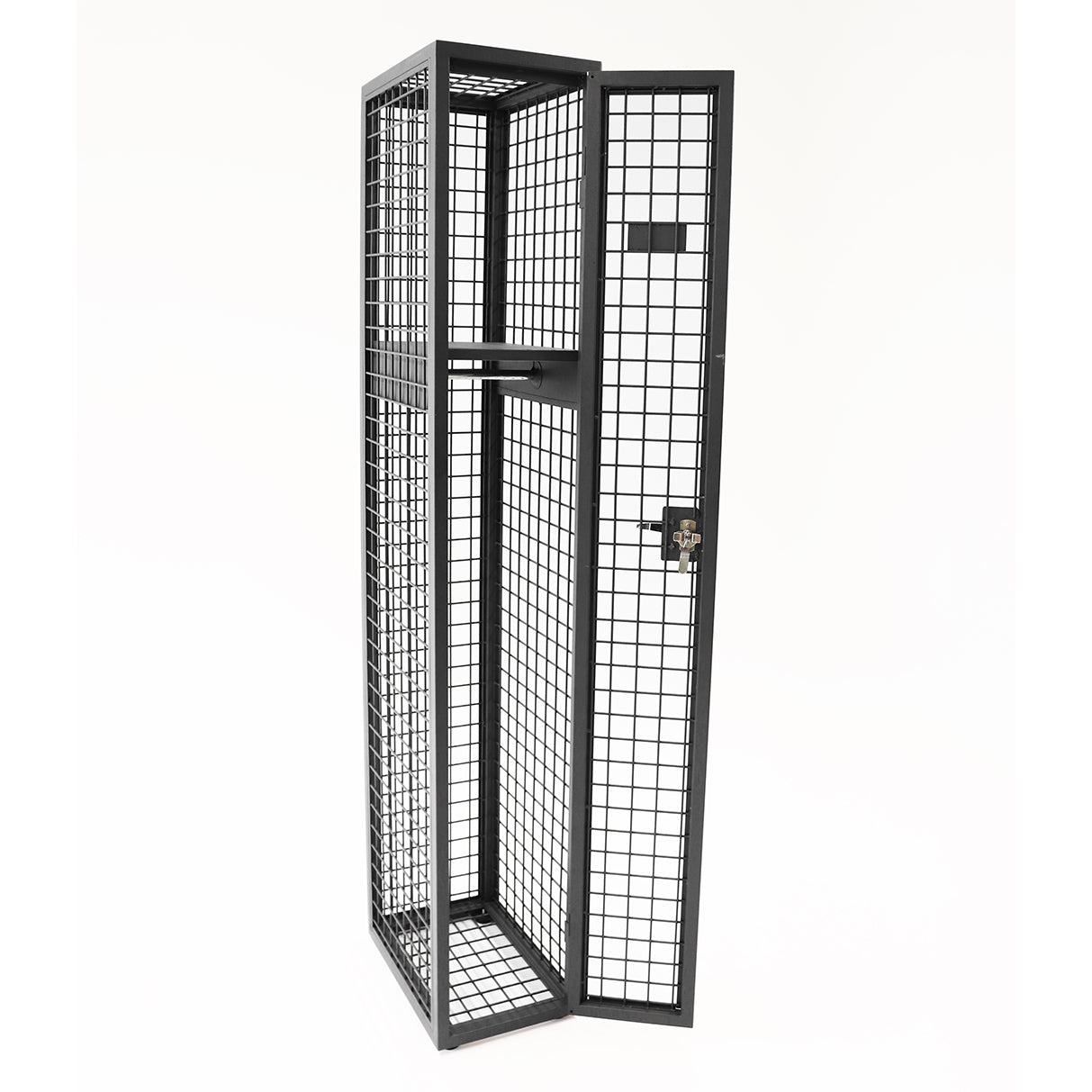 Steel Mesh Single Door Locker product view for office furniture hire
