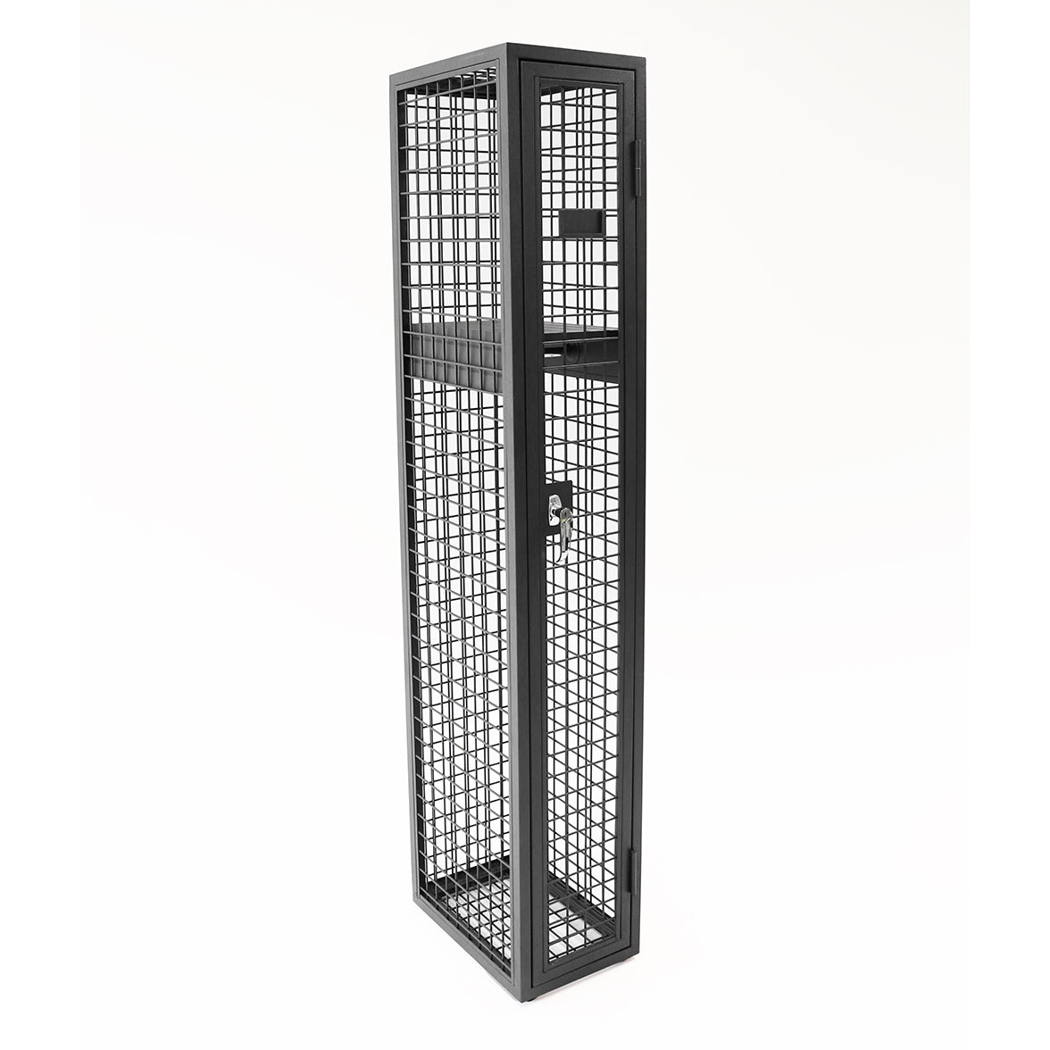 Steel Mesh Single Door Locker product view for office furniture hire