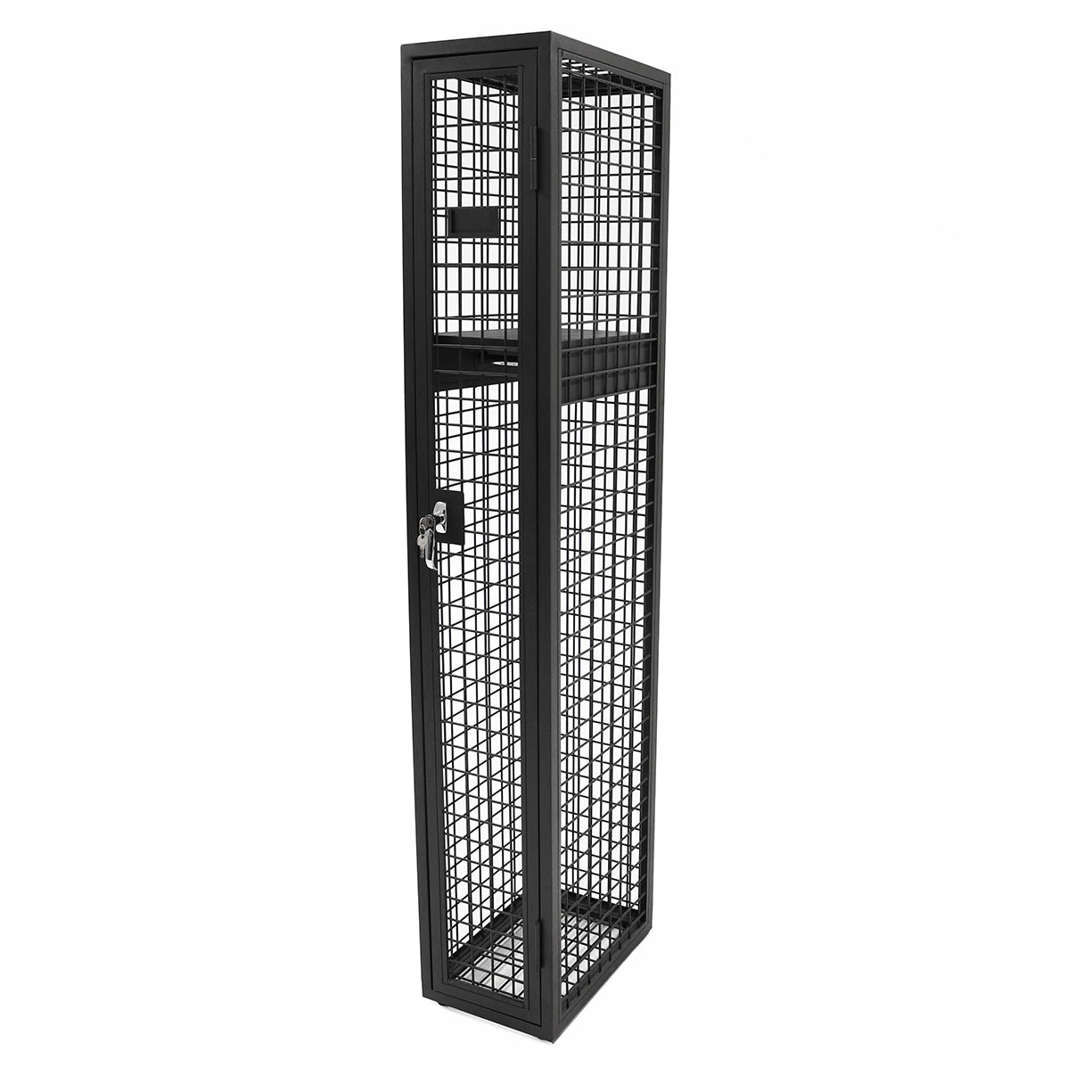 Steel Mesh Single Door Locker product view for office furniture hire
