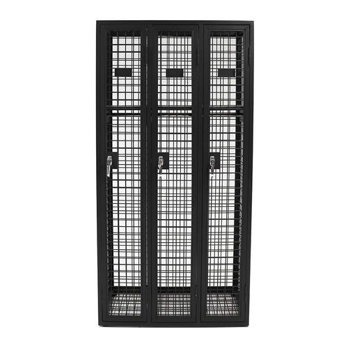 Steel Mesh 3 Door Locker