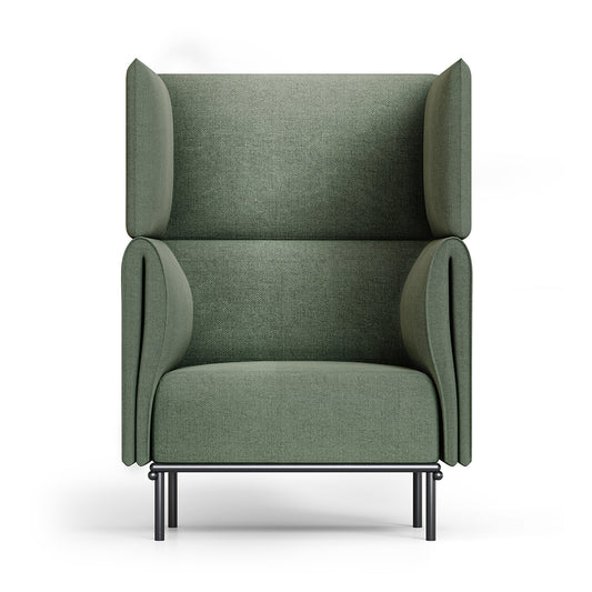 Velto 1 Seater Lounge Hire in olive - primary view